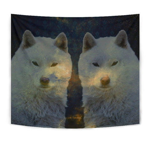 Amazing Hokkaido Dog Print Tapestry-Free Shipping