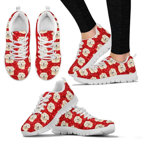 Golden Retriever Pattern Print Sneakers For Women- Express Shipping