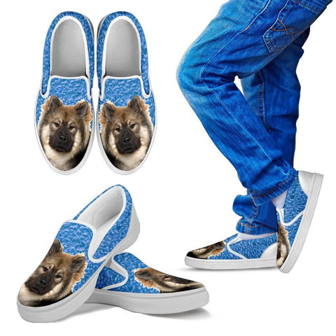 Eurasier Dog Print Slip Ons For Kids-Express Shipping