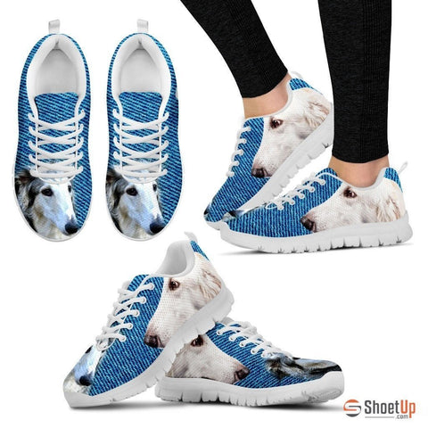 Borzoi-Dog Running Shoes For Women-Free Shipping