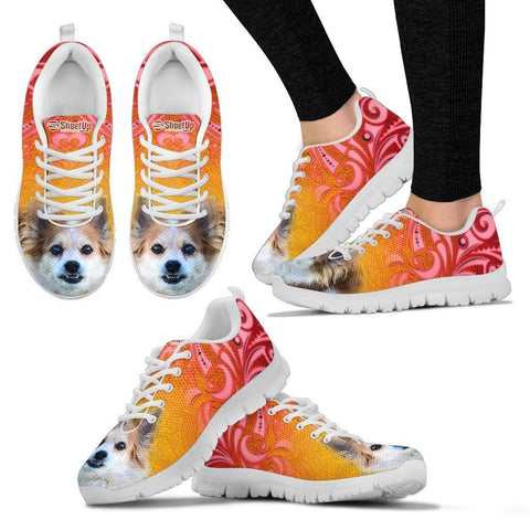 Customized Sneakers-Dog Print Running Shoes For Women-Designed By Sandy Hunter-Express Shipping