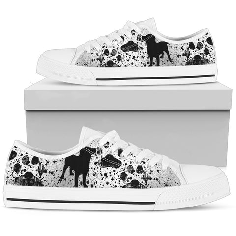 Dreaming Of Dogs Low Top Sneaker - White