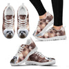 Customized Dog Print Running Shoes For Women-Express Shipping- Designed By Renard Vibeke