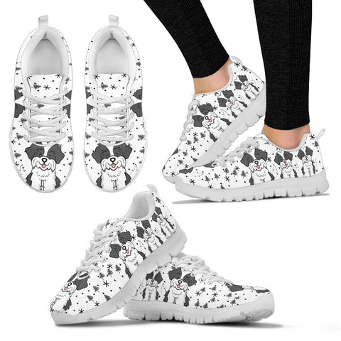 Shih Tzu Christmas Running Shoes For Women-Free Shipping-Paww-Printz-Merchandise