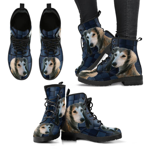 Valentine's Day Special-Saluki Dog Print Boots For Women-Free Shipping