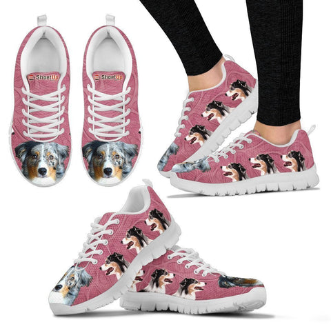 Amazing Miniature American Shepherd-Women's Running Shoes-Free Shipping