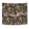 Maine Coon Cat Print Tapestry-Free Shipping