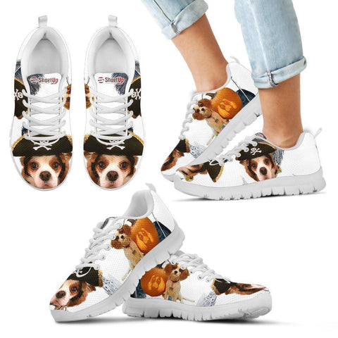 Cavalier King Charles Spaniel Halloween Print Running Shoes For Kids- Free Shipping