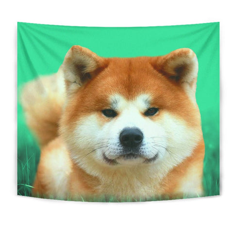 Cute Akita Dog Print Tapestry-Free Shipping