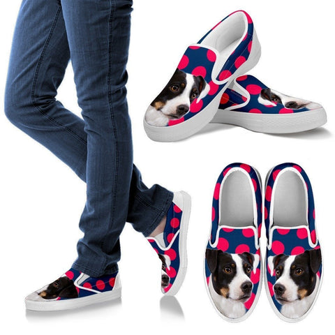 Danish Swedish Farmdog Print Slip Ons For Women- Express Shipping