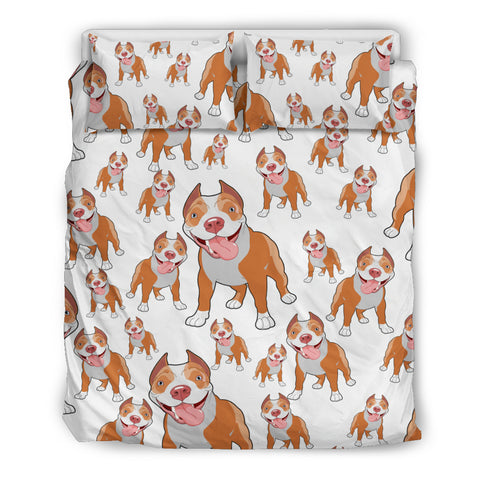 Pitbull Dog Bedding Set