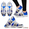 Cool 'Central Asian Shepherd Dog' (White/Black) Running Shoes For Women-Free Shipping