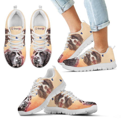 English Springer Spaniel Print Running Shoes For Kids- Free Shipping