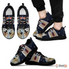 Customized(2093) Dog -(White/Black) Running Shoes For Men-Free Shipping