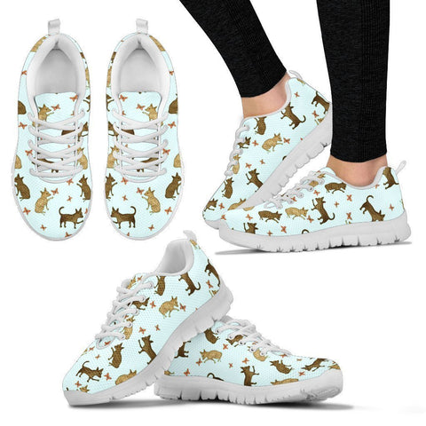 Chihuahua Pattern Print Sneakers For Women- Express Shipping