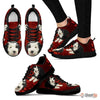 Old English Sheepdog Print Sneakers For Women(White)- Free Shipping