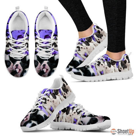 Boston Terrier Group-Dog Running Shoes For Women-Free Shipping