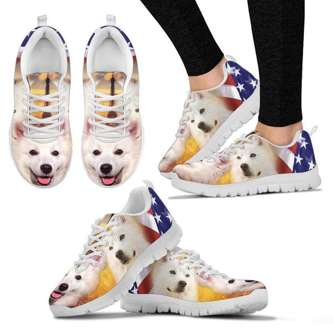 American Eskimo Print Running Shoes For Women- Free Shipping