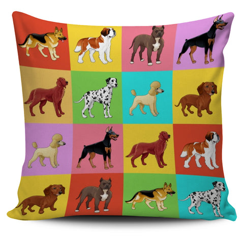 Fun Dog Breeds Cushion Covers