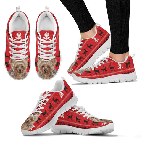 Yorkshire Terrier (Yorkie) Christmas Running Shoes For Women- Free Shipping