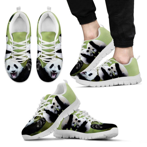 Lovely Panda Printed Running Shoes For Men-Free Shipping Limited Edition