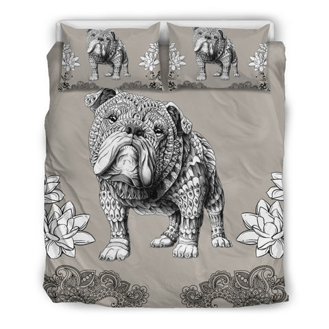 Bulldog Art Bedding Set