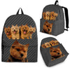 Norwich Terrier Print Backpack-Express Shipping