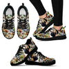 Lovely Pug Print-(Black/White) Running Shoes For Women-Express Shipping