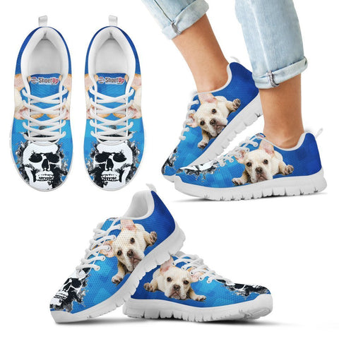 French Bulldog Halloween Print Running Shoes For Kids- Free Shipping