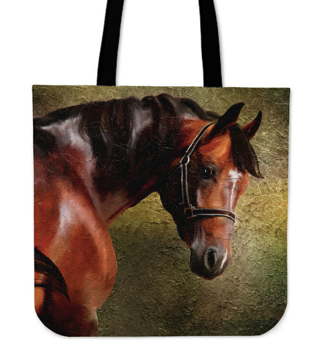 Chestnut Horse Cloth Tote Bag