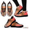 Toyger Cat Print (White/Black) Running Shoes For Women-Free Shipping
