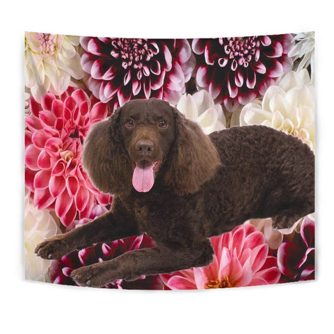 Cute American Water Spaniel Print Tapestry-Free Shipping