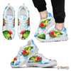 Amazon Red Headed Parrot Print Running Shoes For Men-Free Shipping Limited Edition