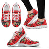 Ossabaw Island Pig Print Christmas Running Shoes For Women- Free Shipping