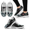 Boston Terrier Black Print Running Shoes For Women- Free Shipping