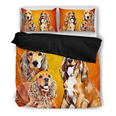 English Cocker Spaniel Bedding Set- Free Shipping