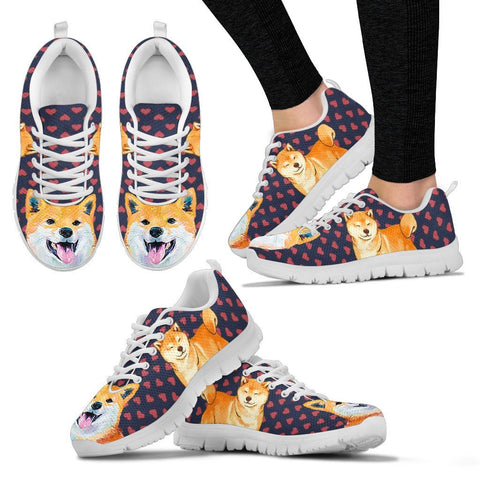 Valentine's Day Special-Shiba Inu Dog Print Running Shoes For Women- Free Shipping