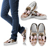 Old English Sheepdog Print Slip Ons For Women- Express Shipping