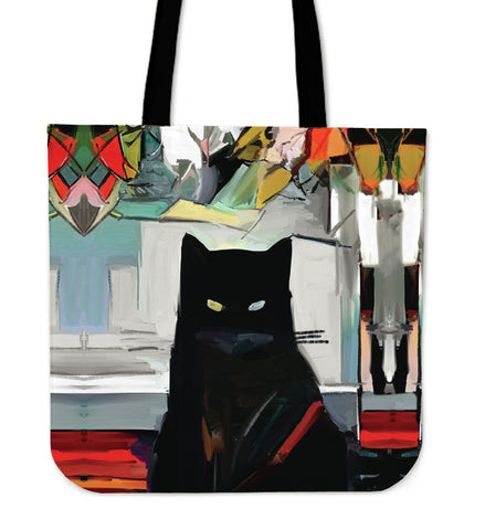 Art Cat V Cloth Tote