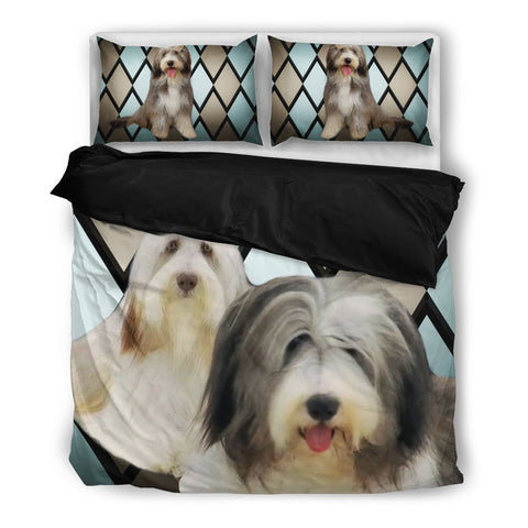 Bearded Collie Print Bedding Set-Free Shipping