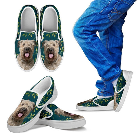 Bouvier des Flandres Dog Print Slip Ons For Kids-Express Shipping