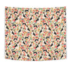 Basenji Dog Floral Print Tapestry-Free Shipping