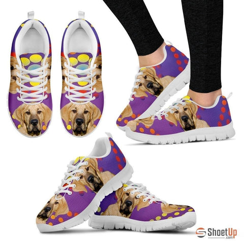 Broholmer Dog (White/Black) Running Shoes For Women-Free Shipping