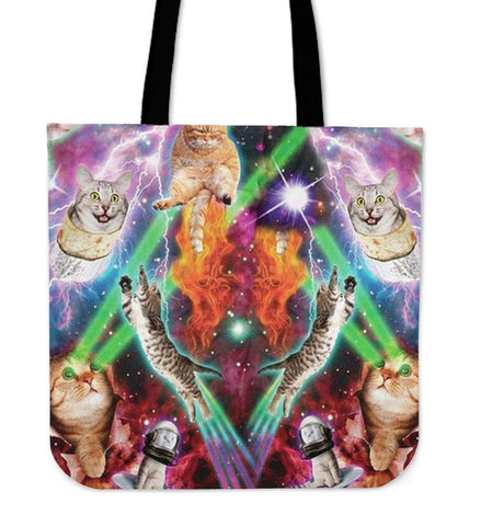 Super Cats-Tote Bag-Free Shipping-Paww-Printz-Merchandise