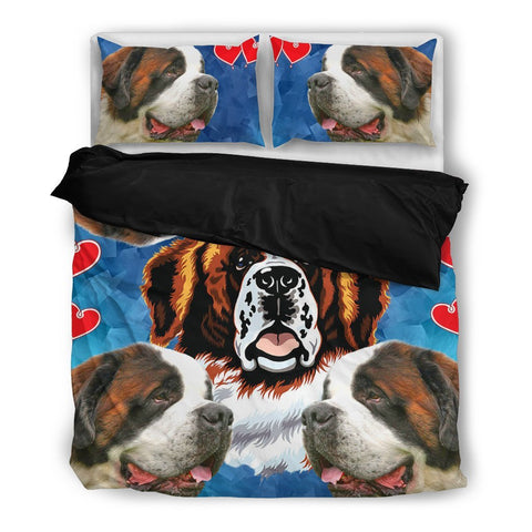 Amazing St. Bernard Print Bedding Set- Free Shipping