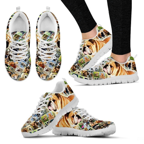 Lovely Bulldog Print-Running Shoes For Women-Express Shipping