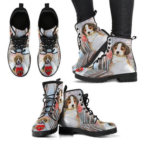 Valentine's Day Special-Beagle Dog Print Boots For Women-Free Shipping