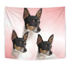 Toy Fox Terrier Print Tapestry-Free Shipping