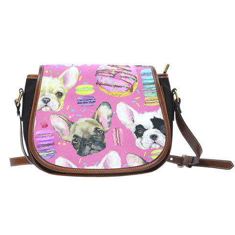 CUTE PUG DOG SADDLE BAG