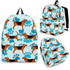 Bloodhound Dog Print Backpack-Express Shipping